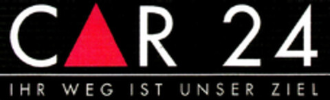 CAR 24 IHR WEG IST UNSER ZIEL Logo (DPMA, 15.11.1999)