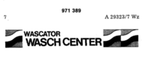 WASCATOR WASCH CENTER Logo (DPMA, 07.06.1977)