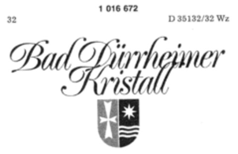 Bad Dürrheimer Kristall Logo (DPMA, 02.04.1980)