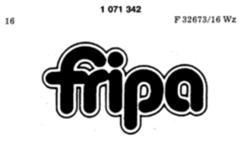 fripa Logo (DPMA, 19.04.1984)