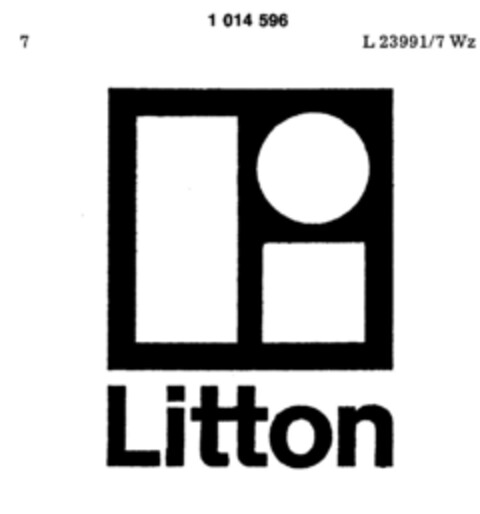 Litton Logo (DPMA, 07.02.1980)