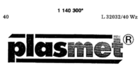 plasmet Logo (DPMA, 02/21/1989)