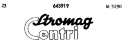 Stromag Centri Logo (DPMA, 10/08/1952)