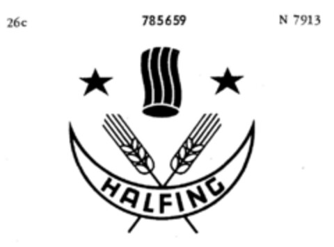 HALFING Logo (DPMA, 22.05.1962)