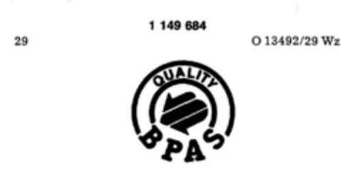 QUALITY BPAS Logo (DPMA, 20.08.1988)