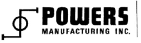 POWERS MANUFACTURING INC. Logo (DPMA, 01/24/1973)