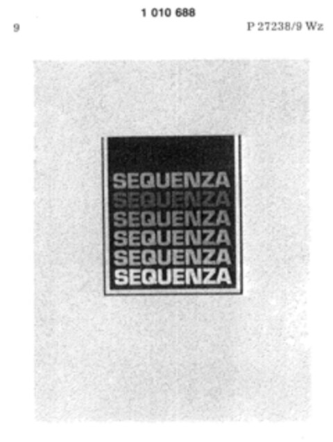 SEQUENZA Logo (DPMA, 22.04.1980)