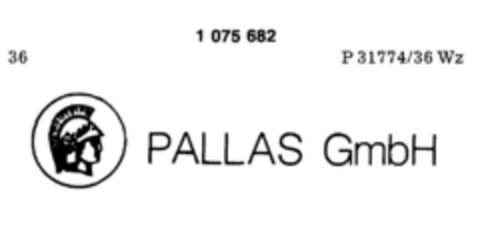 PALLAS GmbH Logo (DPMA, 08/04/1984)