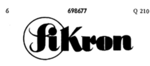 Sikron Logo (DPMA, 10/15/1955)