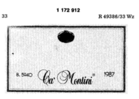 Ca' Montini Logo (DPMA, 15.05.1990)