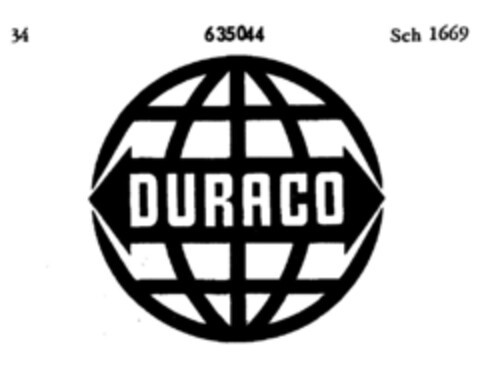 DURACO Logo (DPMA, 20.10.1950)