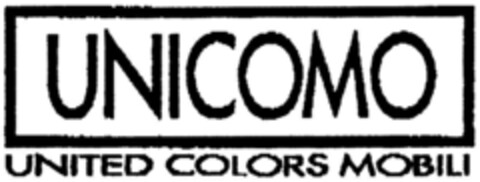 UNICOMO UNITED COLORS MOBILI Logo (DPMA, 30.07.1991)