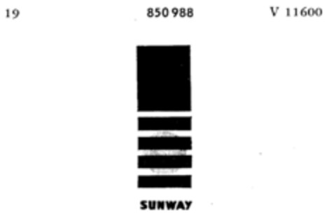 SUNWAY Logo (DPMA, 08.12.1967)