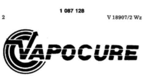 VAPOCURE Logo (DPMA, 04/26/1984)