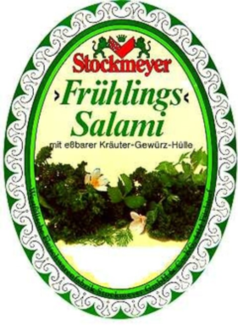 Stockmeyer Frühlings Salami Logo (DPMA, 16.04.1983)