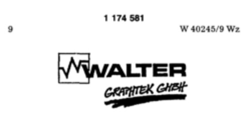 W WALTER GRAPHTEK GMBH Logo (DPMA, 23.03.1990)