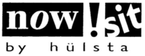 now ! sit by hülsta Logo (DPMA, 02/04/2000)