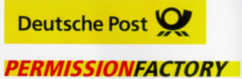 Deutsche Post PERMISSIONFACTORY Logo (DPMA, 11/11/2000)