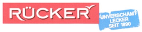 RÜCKER UNVERSCHÄMT LECKER SEIT 1890 Logo (DPMA, 12/14/2012)