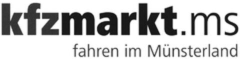 kfzmarkt.ms fahren im Münsterland Logo (DPMA, 04.09.2015)