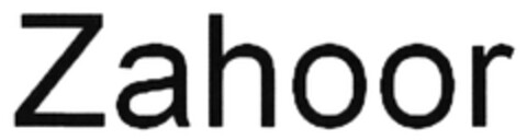 Zahoor Logo (DPMA, 07.03.2020)