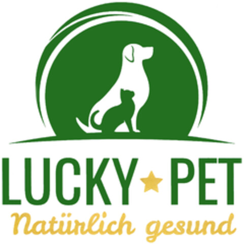 LUCKY PET Natürlich gesund Logo (DPMA, 30.05.2023)