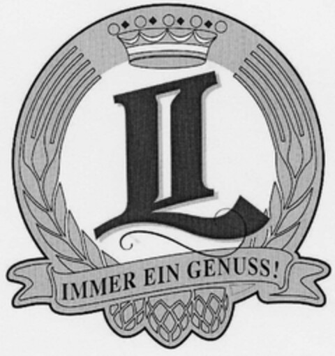 IMMER EIN GENUSS! Logo (DPMA, 12/02/2002)