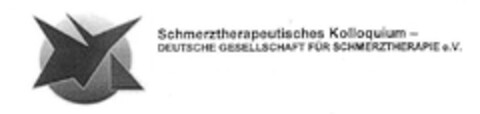 Schmerztherapeutisches Kolloquium - DEUTSCHE GESELLSCHAFT FÜR SCHMERZTHERAPIE e.V. Logo (DPMA, 02/18/2003)