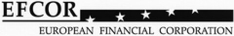 EFCOR EUROPEAN FINANCIAL CORPORATION Logo (DPMA, 26.02.2003)