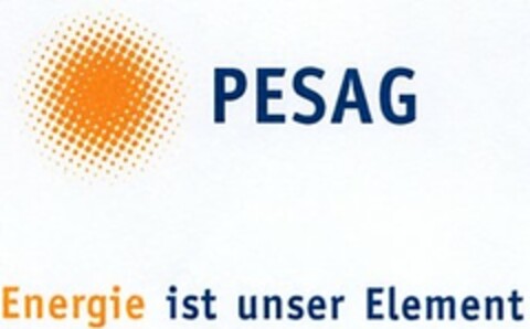 PESAG Energie ist unser Element Logo (DPMA, 10.07.2003)