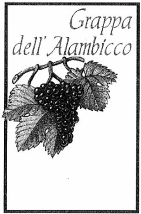 Grappa dell' Alambicco Logo (DPMA, 19.07.2004)