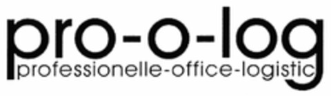 pro-o-log professionelle-office-logistic Logo (DPMA, 03.02.2005)