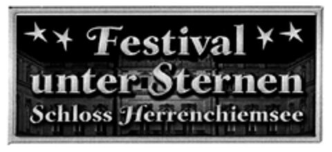 Festival unter Sternen Schloss Herrenchiemsee Logo (DPMA, 27.10.2006)