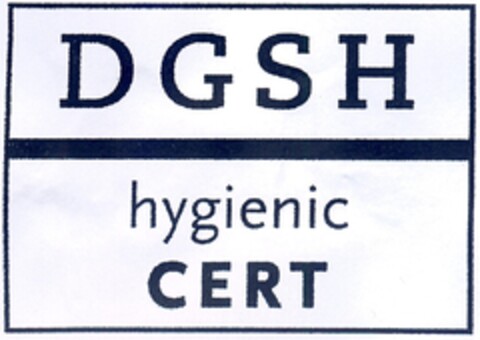 DGSH hygienic CERT Logo (DPMA, 11/30/2006)