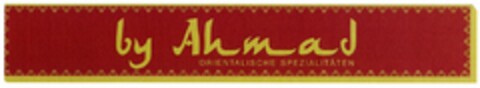 by Ahmad ORIENTALISCHE SPEZIALITÄTEN Logo (DPMA, 23.03.2007)