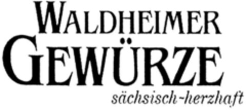 WALDHEIMER GEWÜRZE Logo (DPMA, 22.03.1995)