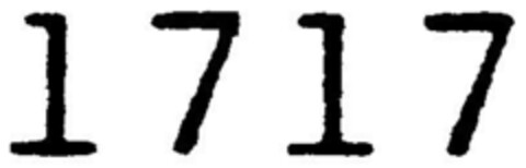 1717 Logo (DPMA, 02.08.1995)