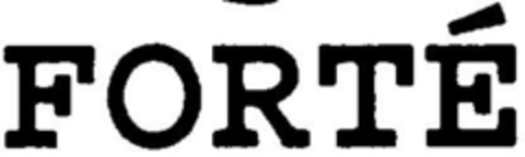 FORTE Logo (DPMA, 09.09.1996)