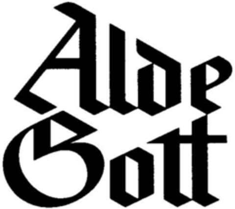 Alde Gott Logo (DPMA, 12.09.1996)