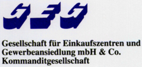 GEG Gesellschaft für Einkaufszentren und Gewerbeansiedlung mbH & Co. Kommanditgesellschaft Logo (DPMA, 15.04.1997)