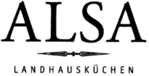 ALSA LANDHAUSKÜCHEN Logo (DPMA, 01.10.1997)