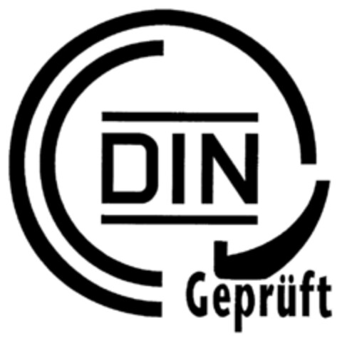 DIN Geprüft Logo (DPMA, 04.06.1998)