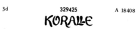 KORALLE Logo (DPMA, 10/16/1924)