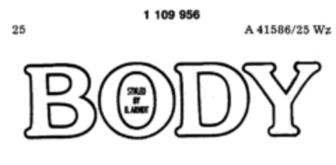 BODY STYLED BY B. ARNDT Logo (DPMA, 27.05.1986)