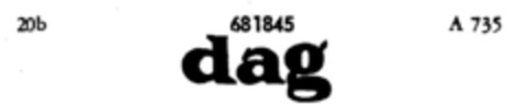 dag Logo (DPMA, 05.07.1950)