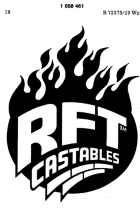 RFT TM CASTABLES Logo (DPMA, 11.05.1983)