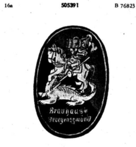 Brauhaus in Georgsmünd Logo (DPMA, 01/03/1938)