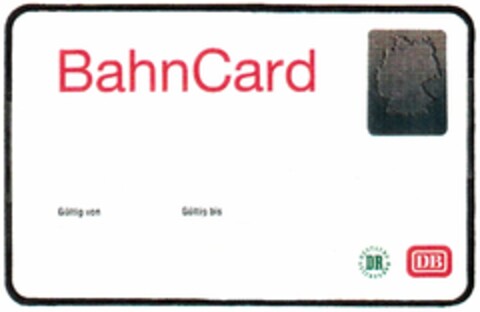 BahnCard Logo (DPMA, 05.10.1992)