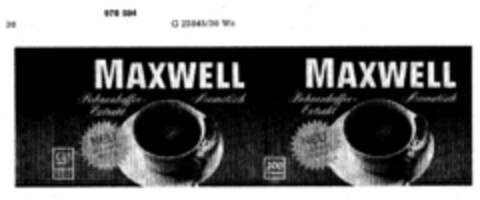 MAXWELL Logo (DPMA, 18.02.1978)