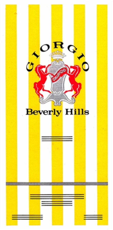 GIORGIO Beverly Hills Logo (DPMA, 08/07/1986)